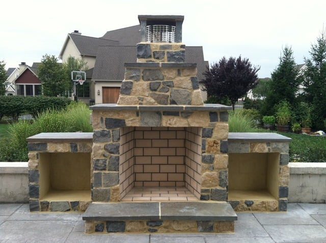 Outdoor fireplaces